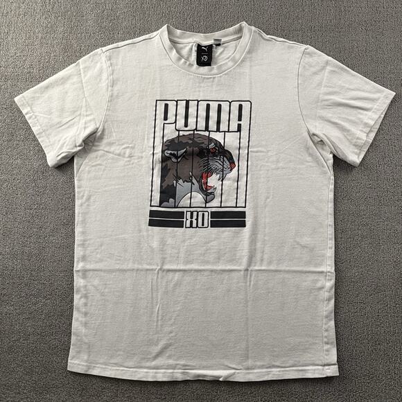 Puma XO Shirt Adult Medium White Short Sleeve Active Casual Men's - Picture 1 of 14